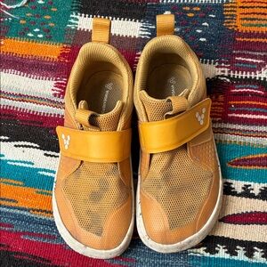 Vivo Barefoot Kids Mustard and Tan Sneakers